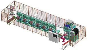 火车合成闸瓦生产线成套智能装备