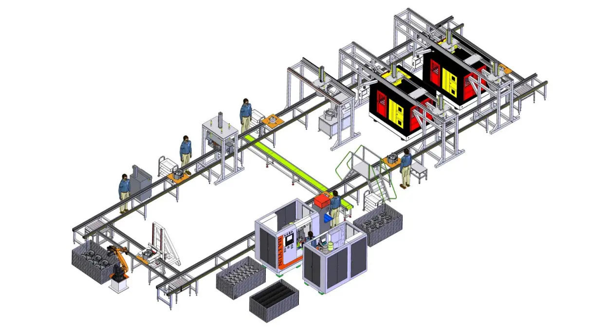 鼓式制动蹄铁暨制动器成套智能设备