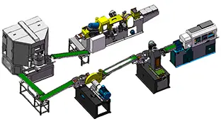 商用车鼓式/盘式刹车片生产线成套智能装备